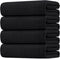 HOMEXCEL Waffle Bath Towels Set 4 Pack, Premium Microfiber Bathroom Towels, Lightweight,