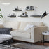5 Set RICHER HOUSE Floating Wall Mounted Shelves, Black Shelves for Wall Decor, Modern Picture Ledge Shelf with Lip