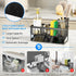 Cisily Sink Caddy Sponge Holder for Kitchen with Brush Holder and Stainless Steel Self Drain Tray, Rustproof Kitchen