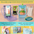 2 Pack Dinneractive Sip Wiz - Baby Pouch Holder No Squeeze Pouch Food Pouches & Juice Box Holder - Anti-Squeeze Yogurt