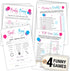 Woodamore Baby Gender Reveal Games For Guests - 4 Funny Baby Shower