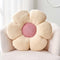 Kcvvcr Flower Throw Pillow, Soft White 14.9" Shaped Floor Pillow for Home