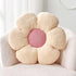 Kcvvcr Flower Throw Pillow, Soft White 14.9" Shaped Floor Pillow for Home