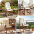 Set Rocking Chair Cushion Indoor Large Chair Pads with Ties Extra Lumbar Pillow Premium Dutch Velvet High Resilience