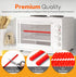 Silicone Oven Rack Shields, Heat Resistant Rack Protector, 14 Inches Long, Red