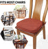 2.5" 16.5" 16", 4 SINOSSO Thickened Dining Chair Cushions, Soft Blended High Density Support Foam Kitchen Seat Cushions