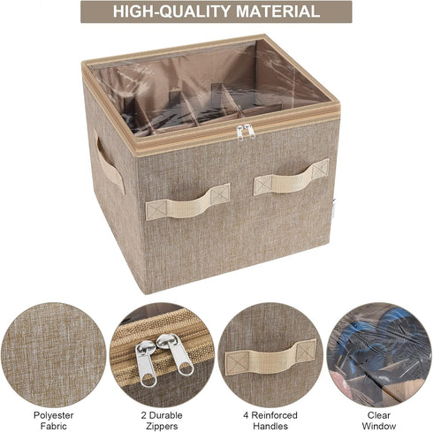 Closet Closet 12 Moteph Shoe Organizer for - Shoe Storage Organizer for Organization with Clear Cover & Adjustable