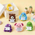 6 JOYIN Pcs Crochet Positive Animals with Positive Messages, Emotional Support Stuffed Animal Bulk, Cute Crochet