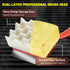 Grill Brush Bristle Free, Steam Grill Cleaning Brush with Detachable & Dishwash-Safe Brush-Head, Ergonomic Comfort Grip