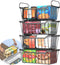Goovilla Freezer Organizer Bins with Foldable Handle, 4 Pack Stackable Freezer Baskets