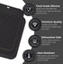 Silicone Trivets for Hot Pots and Pans (4 Pack), Heat Resistant Mats for Kitchen, 9 x 12 inch