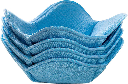 Microwave Bowl Cozy Huggers Set of 4, Durable Bowl Holder for Hot and Cold Dishes