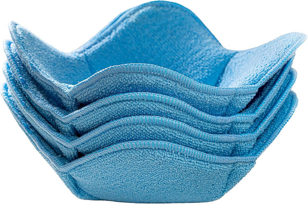 Microwave Bowl Cozy Huggers Set of 4, Durable Bowl Holder for Hot and Cold Dishes