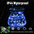 33Ft 100 LAMPHOME Fairy Lights Plug in, LEDs Waterproof Twinkle Firefly Lights, Adaptor Included, Starry String Lights