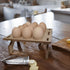 Stackable Wooden Egg Holder Countertop Egg Organizer for Fresh Eggs,Rustic Double Layer Egg Tray Rack Gathering 24 Eggs Display Stand for Home Kitchen Decor, 2 pcs by TAIANLE