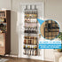 JKsmart 9-Tier Spice Rack Organizer with Door Hook, Wall Mount, Extra Large Capacity for Pantry Door, Stylish Black
