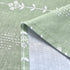 Bathroom Window Curtain Short, Eucalyptus Decor Vine Botanical Boho Sheer Sage Green Patterned RV Curtains, 36 Inch