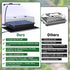 60-Cell DazSpirit Self-Watering Seed Starter Kit with Grow Light and Heat Mat, Seedling Tray with Humidity Dome, Indoor