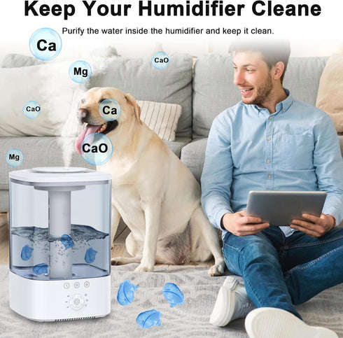 14-Pack Humidifier Tank Cleaner, Small Submarine for Most Humidifiers and Fish Tanks