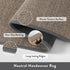Lahome Farmhouse Kitchen Entryway Rug, 2x3 Door Mat Indoor Entrance Washable Small Bathroom Rugs for Bedroom Non Slip Throw Rug Neutral Indoor Floor Carpet for Front Door Kitchen Sink, Grey by Lahome