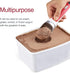 Zyliss Right Scoop Ice Cream Scoop, Ergonomic, Dishwasher-Safe for Gelato, Sorbet, Frozen Yogurt, Red
