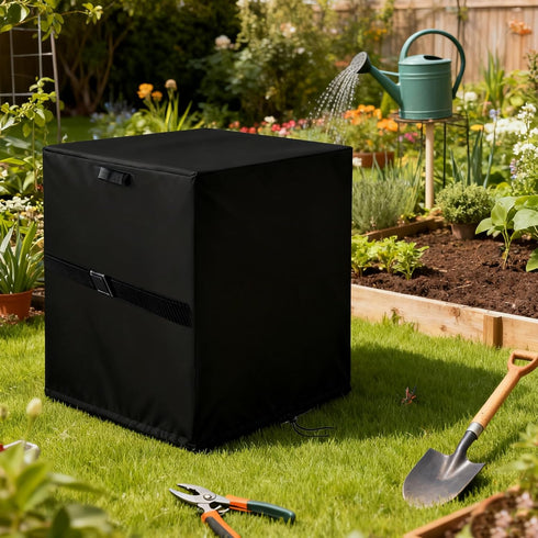 30 31 23"L 18"W 22"H Deck Box Cover for Keter Gallon / for Greesum Gallon Deck Box for Outside, Waterproof Resin