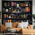 Algasan 59.1 51.2 Inches Magic Bookshelf Tapestry Magical Book Tapestry Gothic Witchy Vintage Library Skull Potion