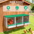 Luxurytex 3 Chicken Nesting Box Compartments - Wall Mount Metal Egg Laying Nest Box for Chicken Coop, Easy to Assemble