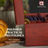 Tea Box - Luxury Wooden Tea Bag Organizer, 6 Compartment Storage Chest from The Apace Premier Collection