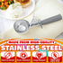 4 oz Ice Cream Scoop with Trigger Release #8, Stainless Steel Tool for Baking, Cookies, and Desserts, Easy-to-Clean