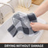 Homaxy 100% Cotton Waffle Weave Check Plaid Dish Cloths, 12 x 12 Inches, 6-Pack Super Soft & Absorbent Dish Towels