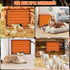 150W, Foandbevi Large Chicken Coop Heater for Winter, Metal Chick Brooder Plate Radiant Heater for Chicken Coop, Safe