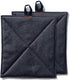 Caldo Canvas Kitchen Pot Holders - 2-Pack Insulated 100% Cotton Canvas Hot Pads, Heat Resistant (7” x 8”, Black)