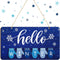Blulu Hello Winter Door Sign Decoration, Welcome Winter Wall Decor Glove Hanging Sign for Porch Farmhouse Outdoor Home