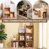 Closet C15-DBR KIRIGEN Stackable Wood Storage Cube /Basket/ Bins Organizer for Home Books Clothes Toy - Modular Open