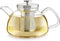 Teabloom Balance Borosilicate Glass Tea Kettle & Teapot Stovetop-Safe, 40oz Deep Loose