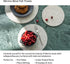 Graf Lantz Trivets for Hot Dishes - Heat Resistant 100% Merino Wool Hot Pads for Kitchen, 8", Charcoal