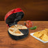 Nostalgia Taco Tuesday Quesadilla Maker – 5 Inch Cooking Surface for Mini Quesadillas, Red