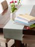 DII Fine Ribbed Collection Eco-Friendly Table Runner, 13x72, Storm Blue