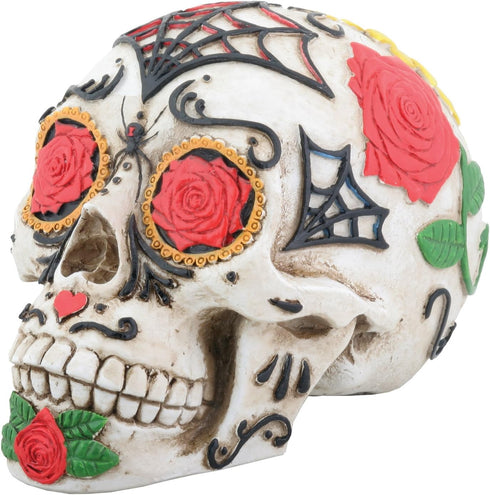 YTC Day of The Dead DOD Tattoo Sugar Skull Head Display Decoration