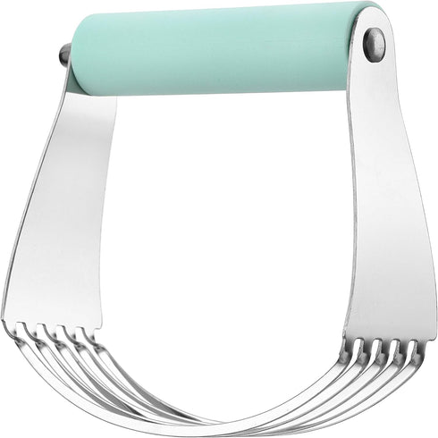 Spring Chef Stainless Steel Large Dough Blender for Baking, Professional Manual Cutter Tool, Dishwasher Safe