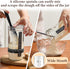 2 Pack, 24 oz Glass Sourdough Starter Jar Wide Mouth Organic Sourdough Starter Kit with Date Marked Band, Thermometer