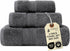 HARBOUR Loom Boulevard Series 3-Piece Mix Size Luxury Bathroom Towel Set - Includes Bath