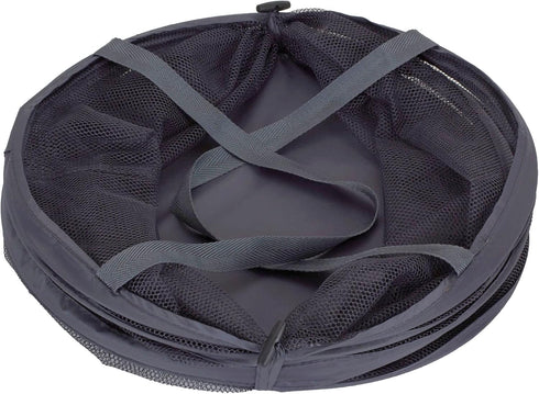 Household Essentials 2027-1 Pop-Up Collapsible Mesh Laundry Hamper in Charcoal