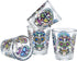 Culver 1.75-Ounce Sugar Skulls Decorated Shot Glasses, Set of 4