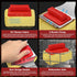 SUPOWER 15" 3X Steam Safe Grill Cleaning Brush Bristle Free for Outdoor Grill with Extended Handle, Thick Aramid Fabric