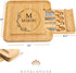 ROYALHOUSE Personalized Cheese Board, Custom Bamboo Engraved Customized Gifts Bridal Shower Gifts Perfect