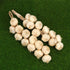 2Pcs BESPORTBLE Fake Garlic Hanging String Vegetable Photography Props Lifelike White Garlic for Home Office Decor
