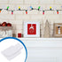 80 Pcs Adhesive Christmas String Lights Strap Holders, Outdoor Hanging Christmas Lights Cable Ties, Hook and Loop Cable