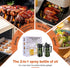 2 1 Set 16OZ/470ML Set 2 COOLMI Oil Sprayer for Cooking, in Olive Oil Dispenser Bottle for Kitchen, Food-Grade Glass